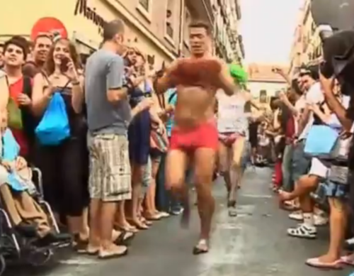 madrid high heel race