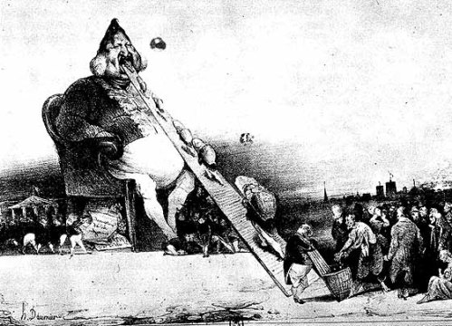 Daumier's Gargantua (1831)